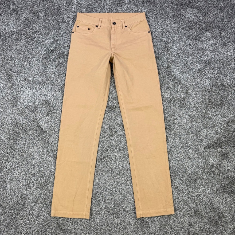 Spier & Mackay Handmade Slim Fit Chinos Mens 28 Tan 100% Cotton 5-Pocket Pants